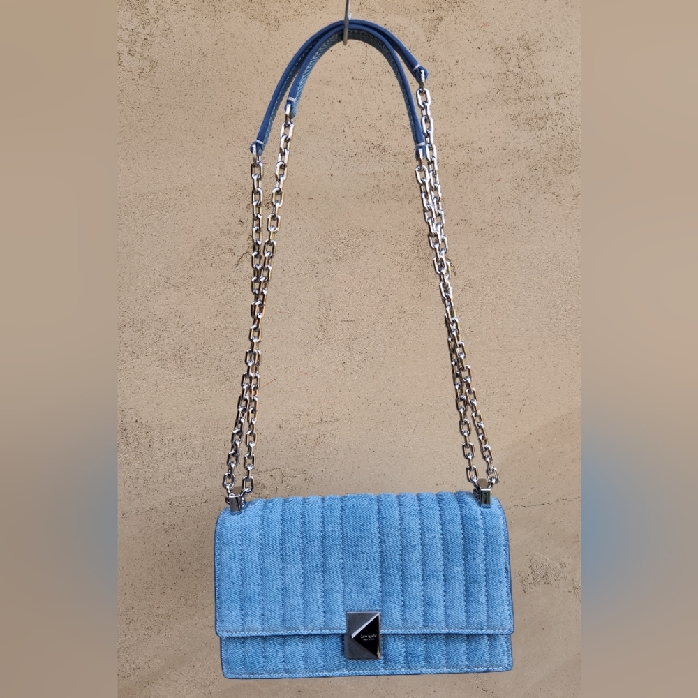 Kate Spade Denim Crossbody/Shoulder Bag - Picture 6 of 15